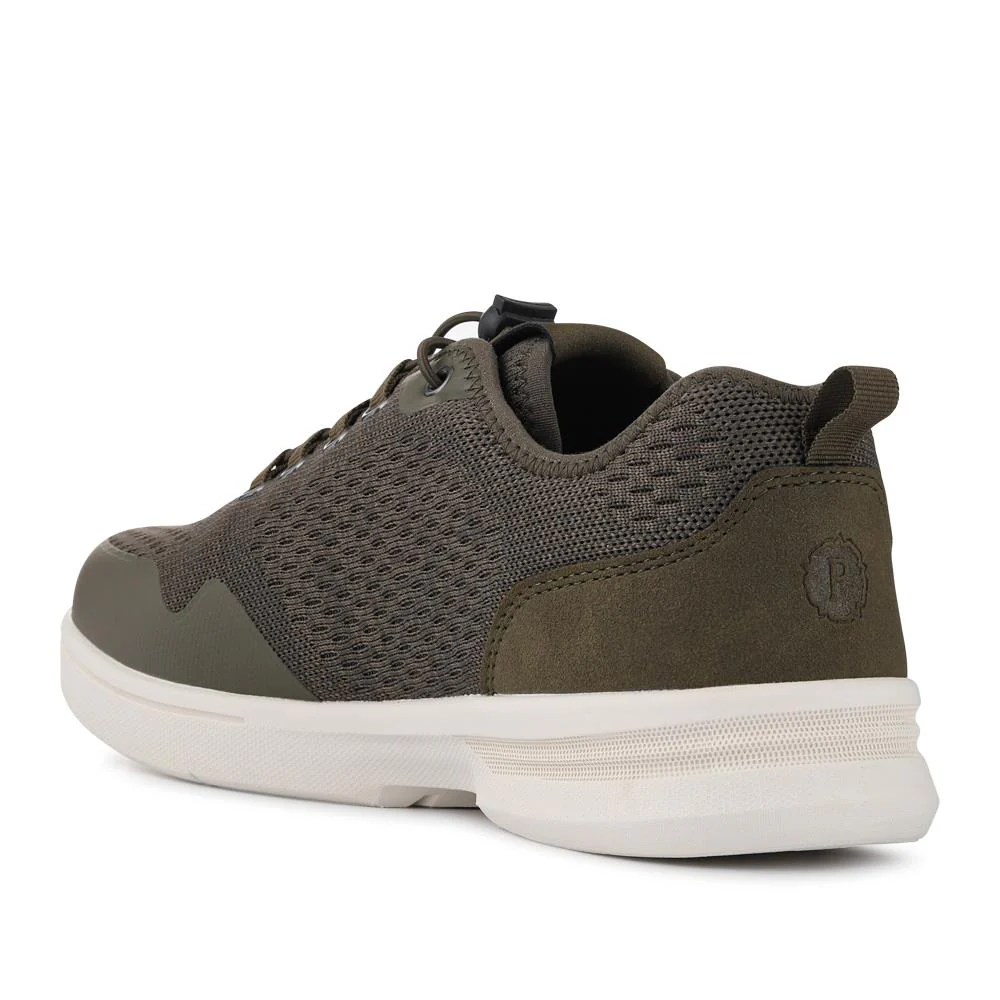 Bungee-Laced Memory Foam Shoes - BOJIE41027 / 327 404 - Khaki - Image 4