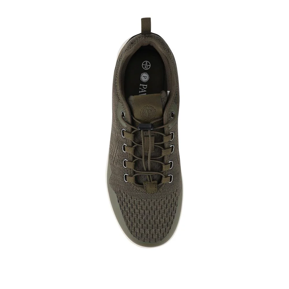 Bungee-Laced Memory Foam Shoes - BOJIE41027 / 327 404 - Khaki - Image 5
