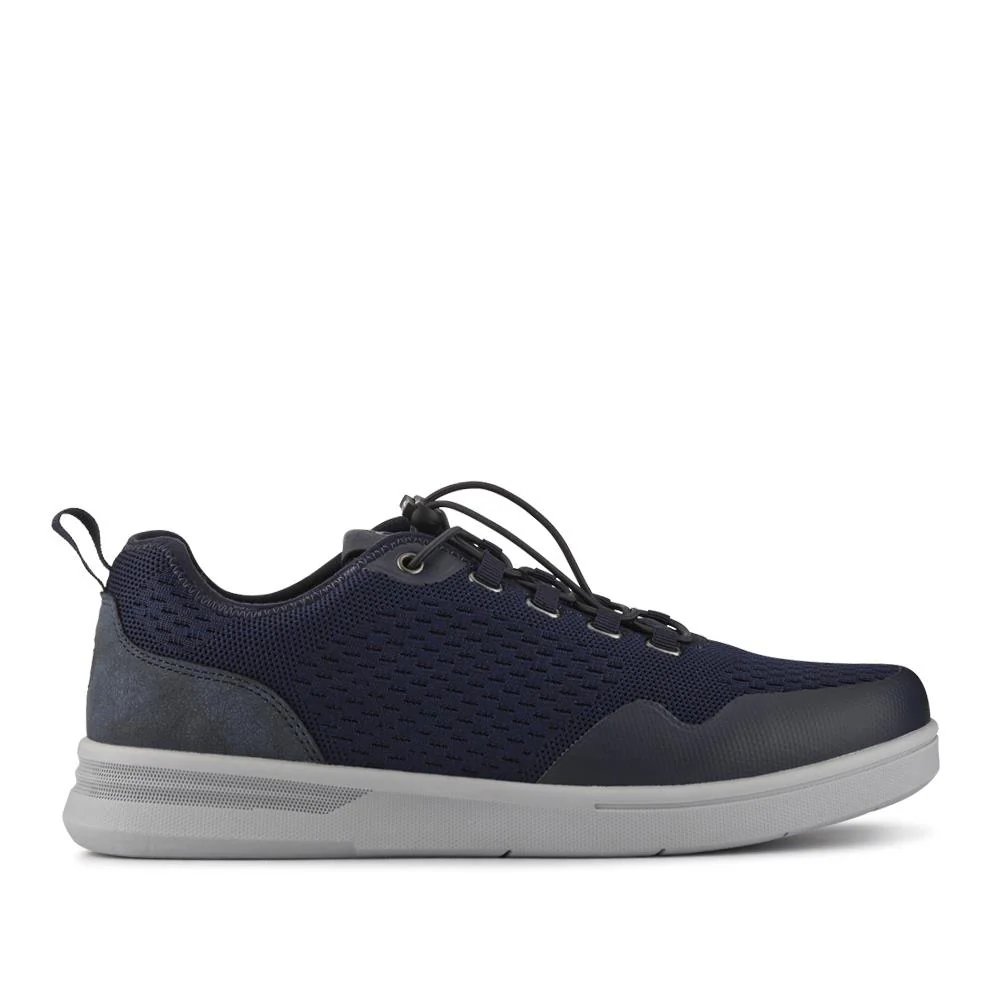 Bungee-Laced Memory Foam Shoes - BOJIE41027 / 327 404 - Navy - Image 3