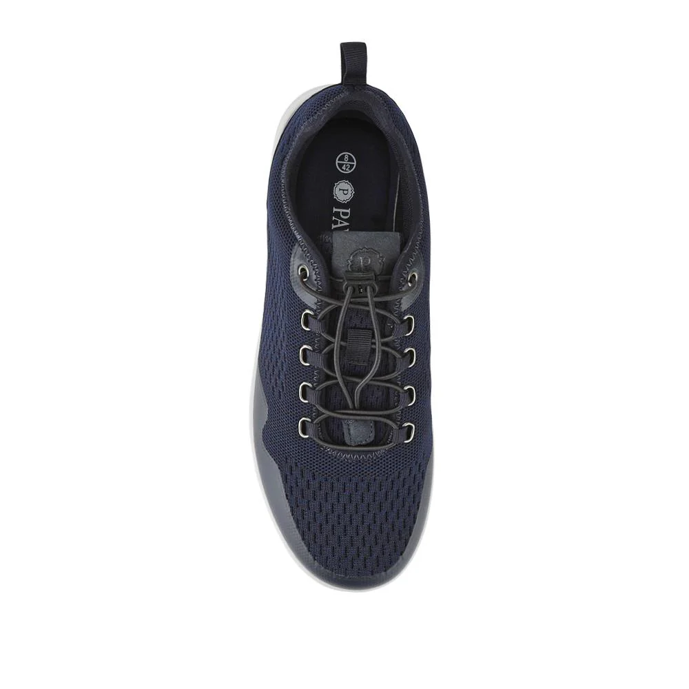 Bungee-Laced Memory Foam Shoes - BOJIE41027 / 327 404 - Navy - Image 5