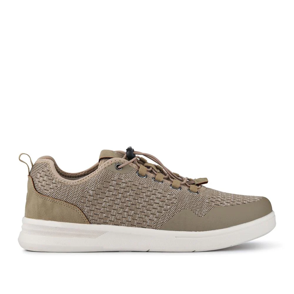 Bungee-Laced Memory Foam Shoes - BOJIE41027 / 327 404 - Taupe - Image 3