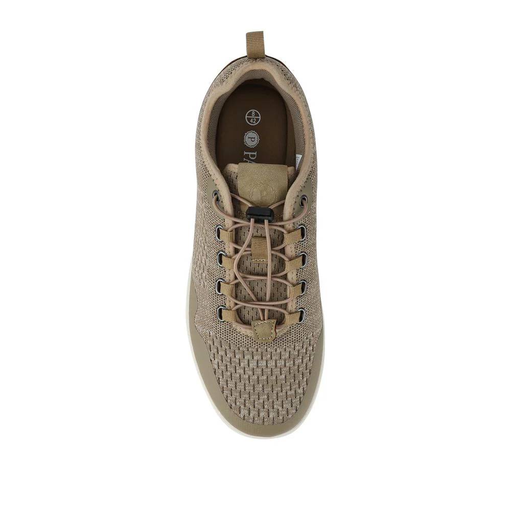 Bungee-Laced Memory Foam Shoes - BOJIE41027 / 327 404 - Taupe - Image 5