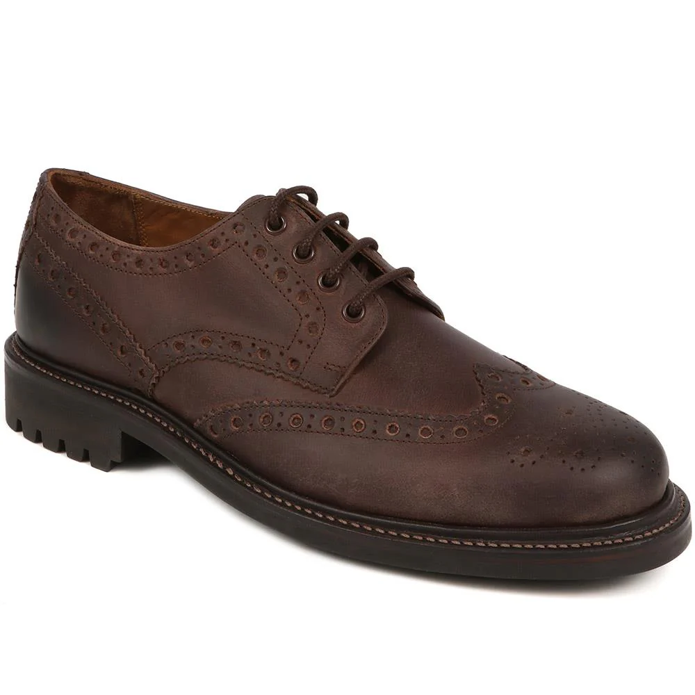 Bushwick Goodyear Welted Leather Brogues - BUSHWICK / 319 886 - Image 4