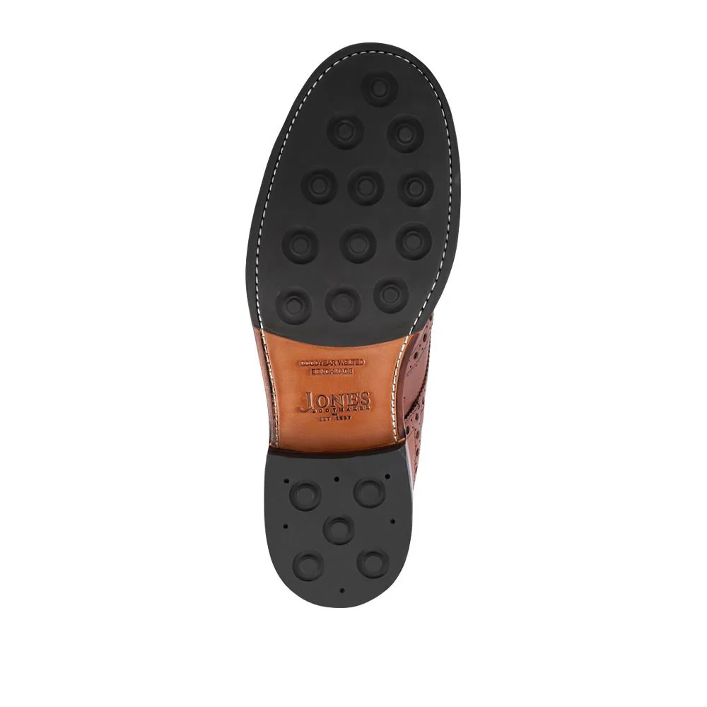 Bushwick1 Buffalo Leather Brogues - BUSHWICK1 / null - Cognac - Image 4