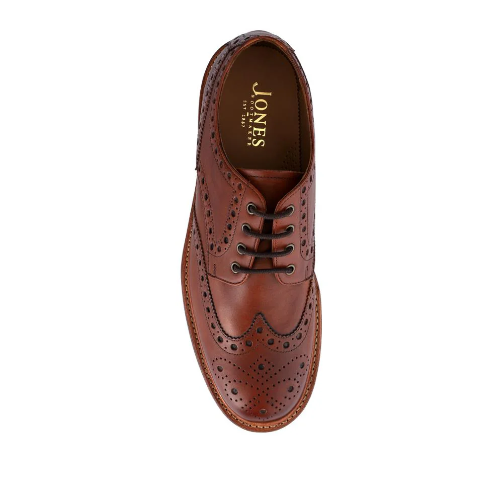 Bushwick1 Buffalo Leather Brogues - BUSHWICK1 / null - Cognac - Image 5