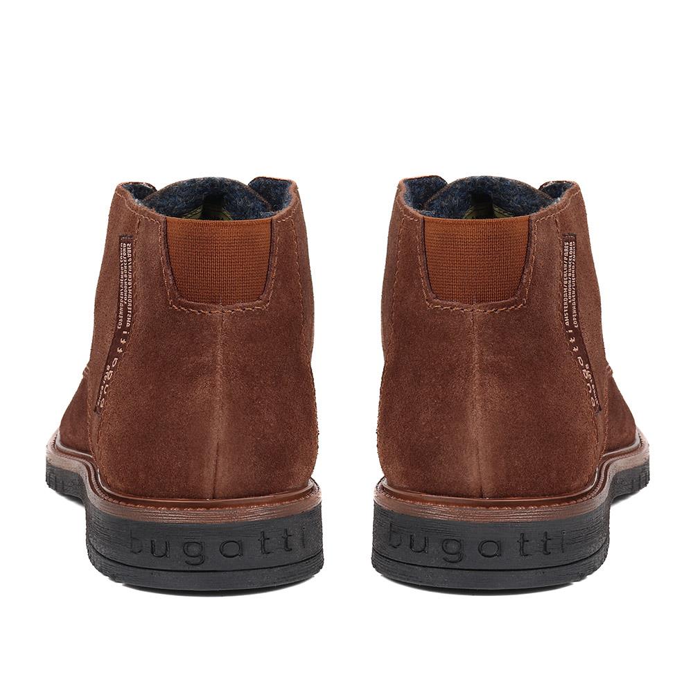 Caj Leather Chukka Boots - BUG38505 / 324 038 - Dark Brown Suede - Image 3