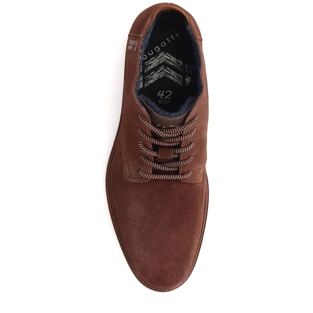 Caj Leather Chukka Boots - BUG38505 / 324 038 - Dark Brown Suede - Image 4