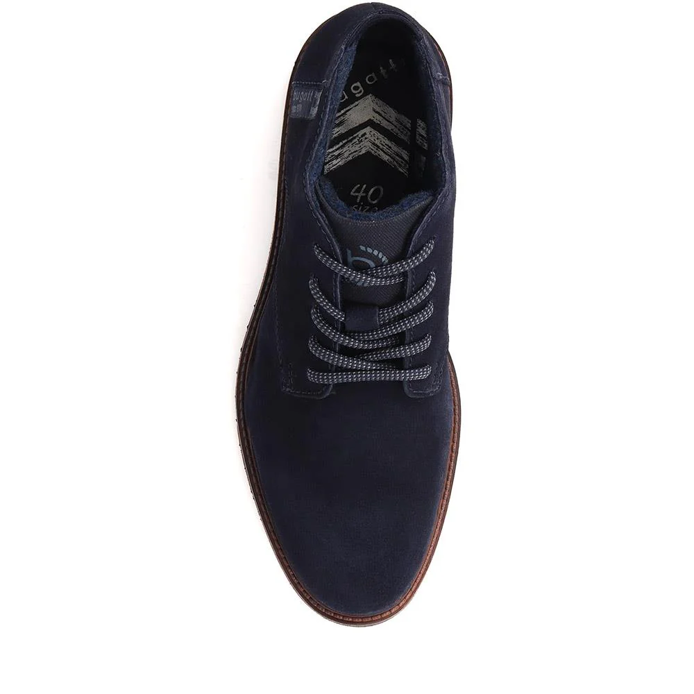 Caj Leather Chukka Boots - BUG38505 / 324 038 - Navy Suede - Image 5