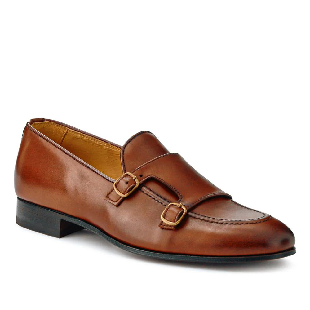 Callington Smart Leather Buckle Shoes - CALLINGTON / 327 355 - Image 2