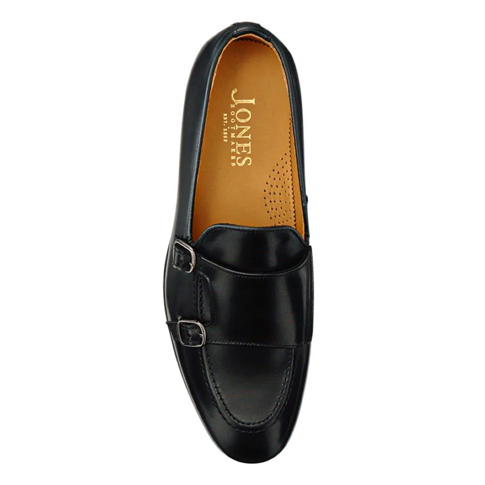 Callington Smart Leather Buckle Shoes - CALLINGTON / 327 355 - Black - Image 4