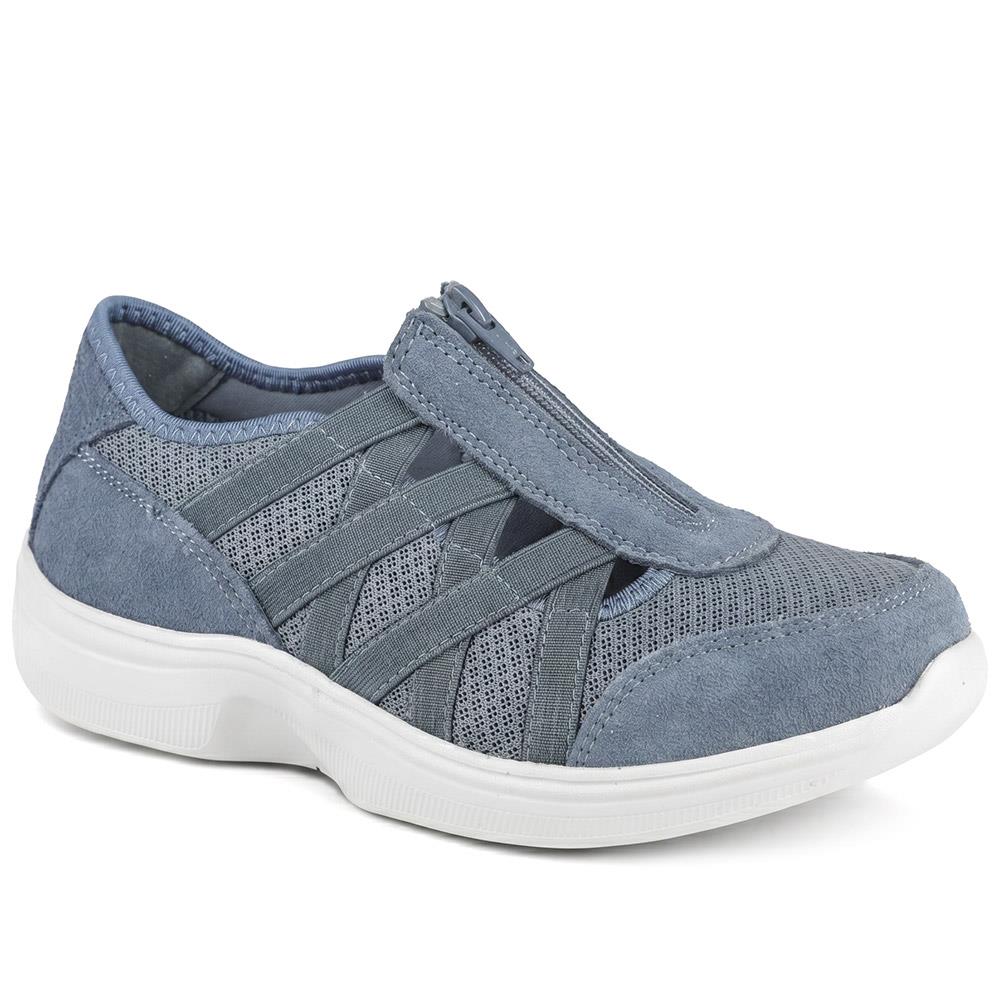 Callista EasyFit Extra Wide Zipped Upper Trainers - CALLISTA / 329 275