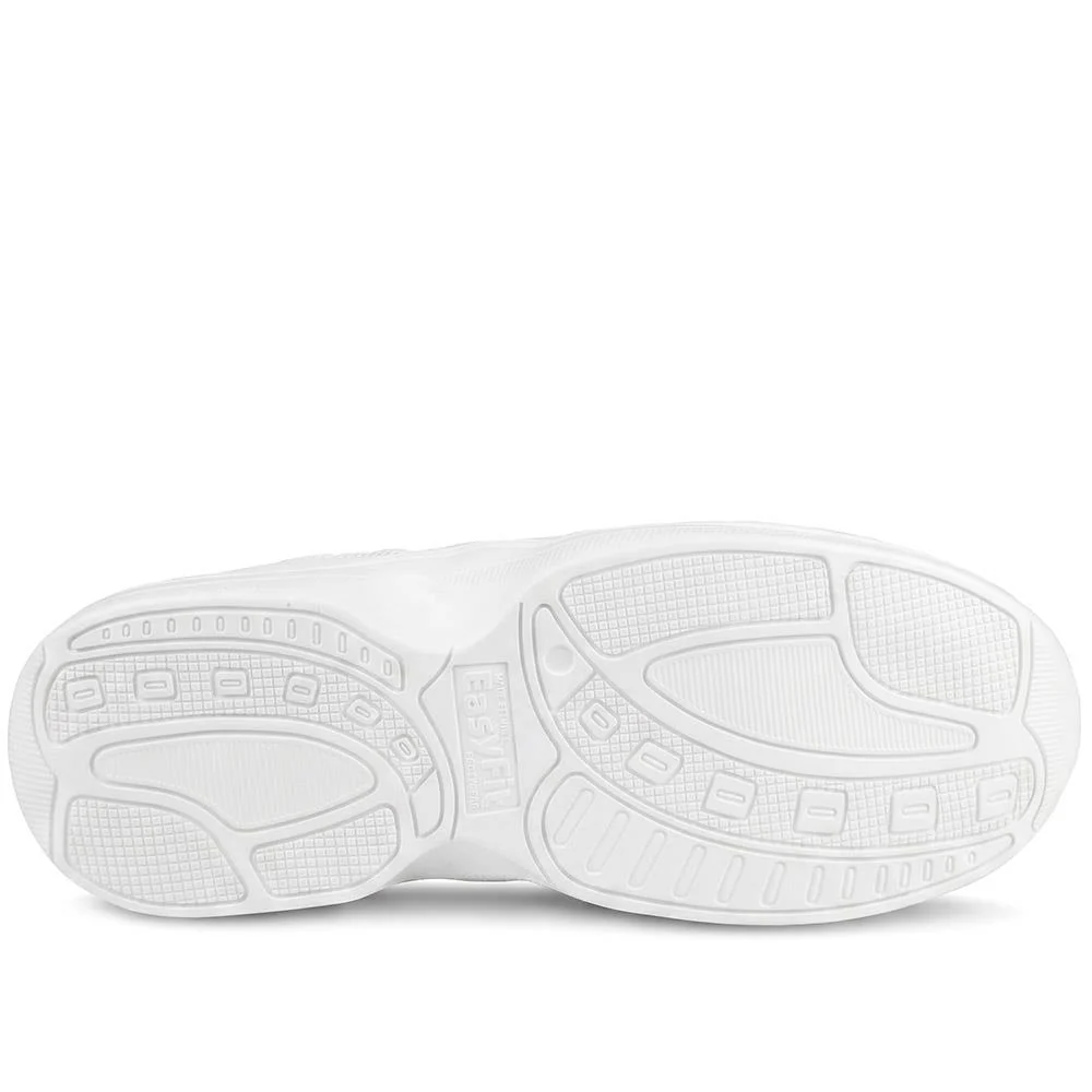 Callista EasyFit Extra Wide Zipped Upper Trainers - CALLISTA / 329 275 - White - Image 5