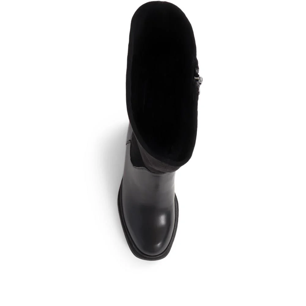 Caprice Heeled Calf-Boots - CAPRI38507 / 325 553 - Black - Image 5