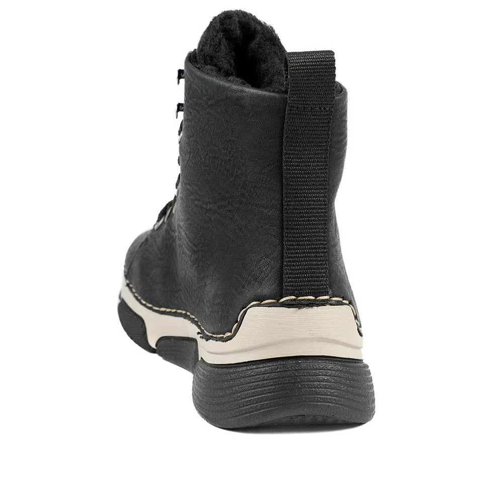 Casual Adjustable-Fitting Ankle Boots - RKR40520 / 326 101 - Black - Image 3