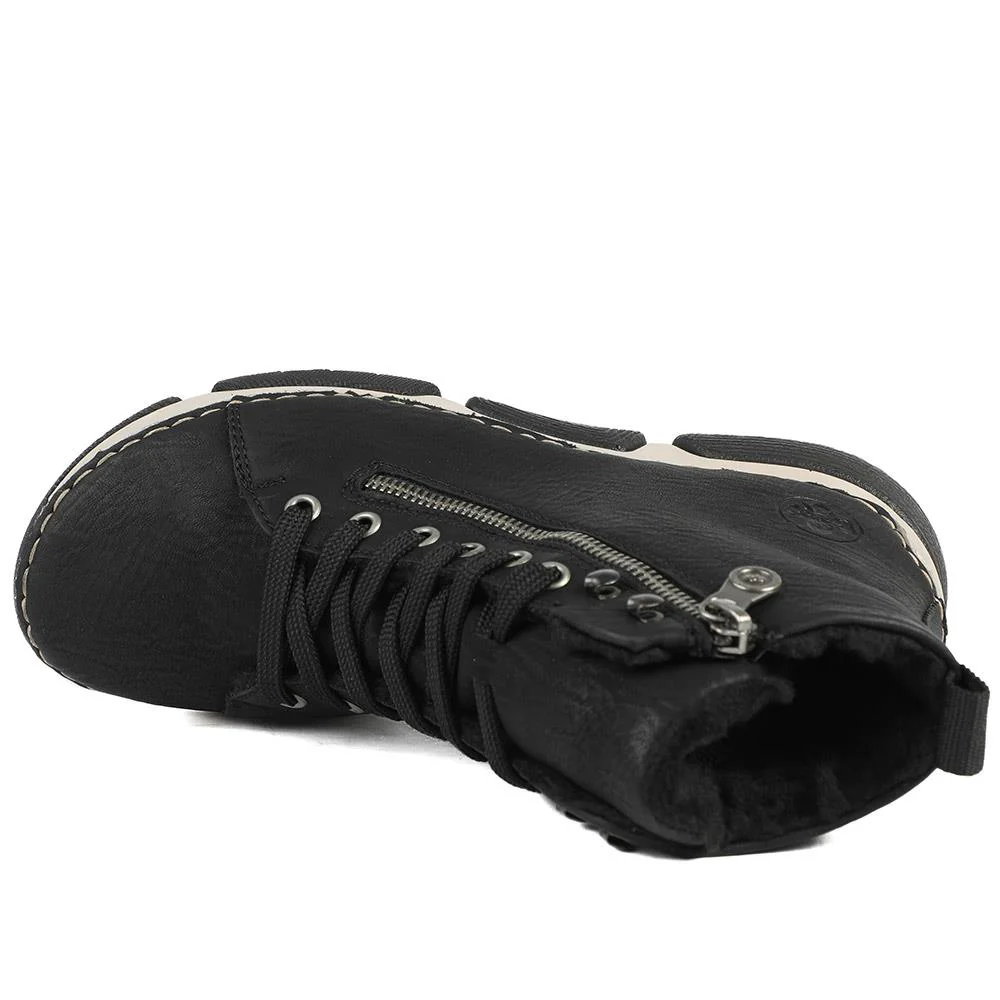 Casual Adjustable-Fitting Ankle Boots - RKR40520 / 326 101 - Black - Image 4