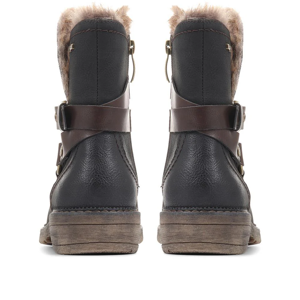 Casual Ankle Boots - CENTR36037 / 322 471 - Black - Image 3