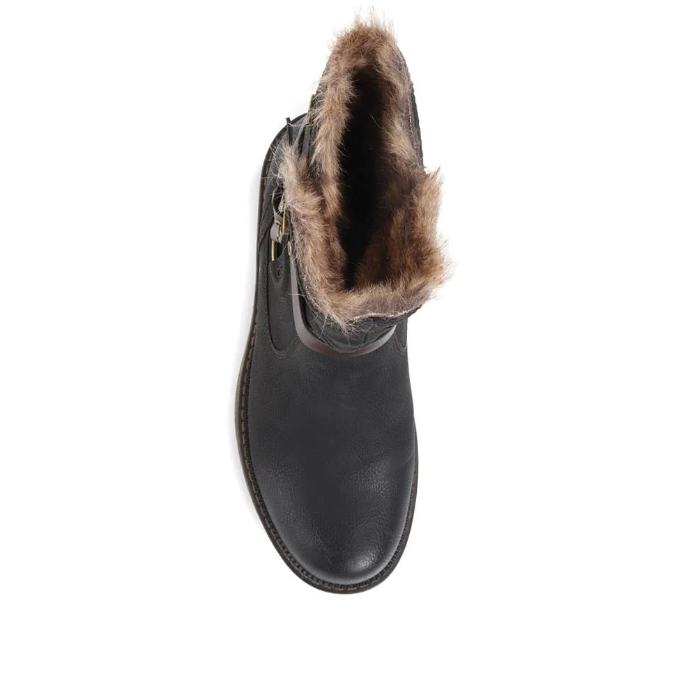 Casual Ankle Boots - CENTR36037 / 322 471 - Black - Image 4