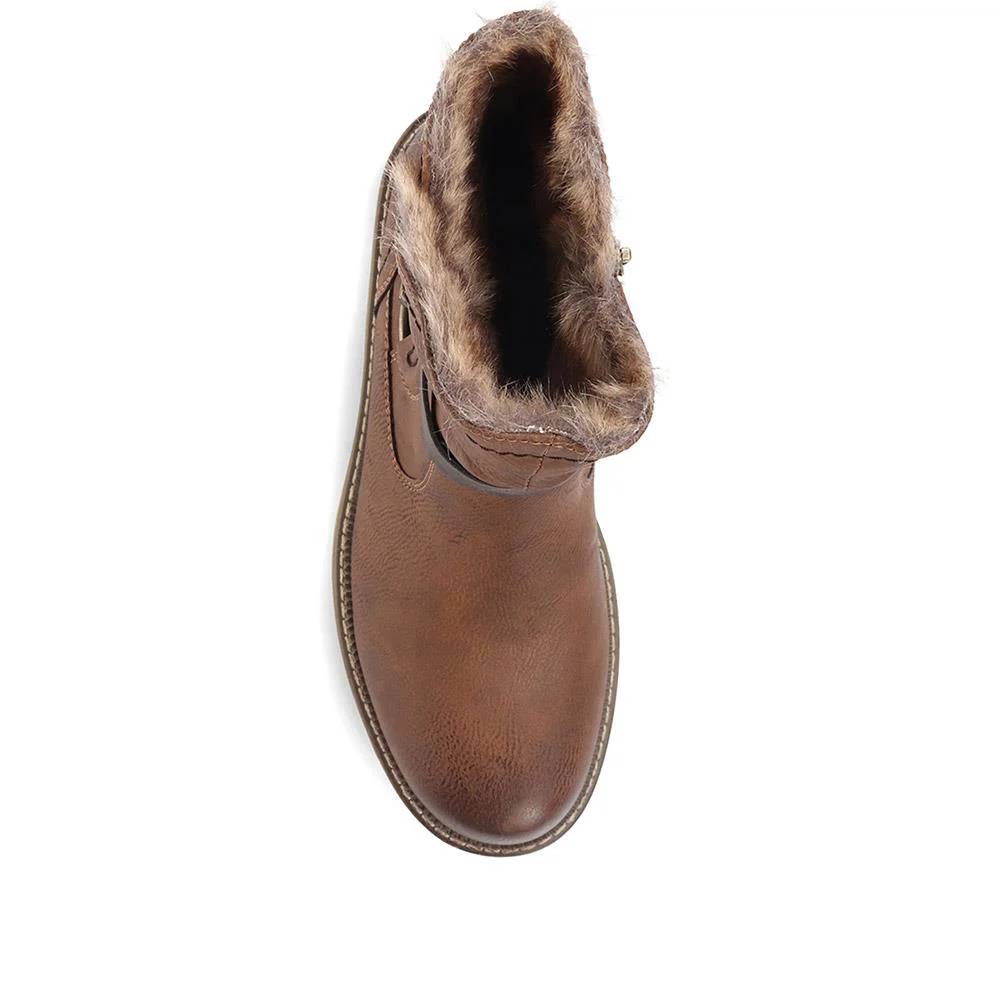 Casual Ankle Boots - CENTR36037 / 322 471 - Tan - Image 4