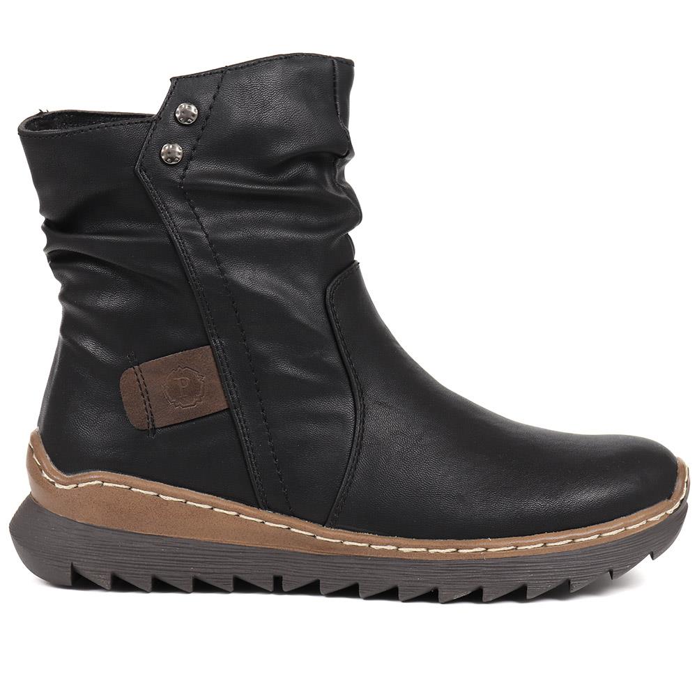 Casual Ankle Boots - PINYI38001 / 324 232 - Black - Image 2