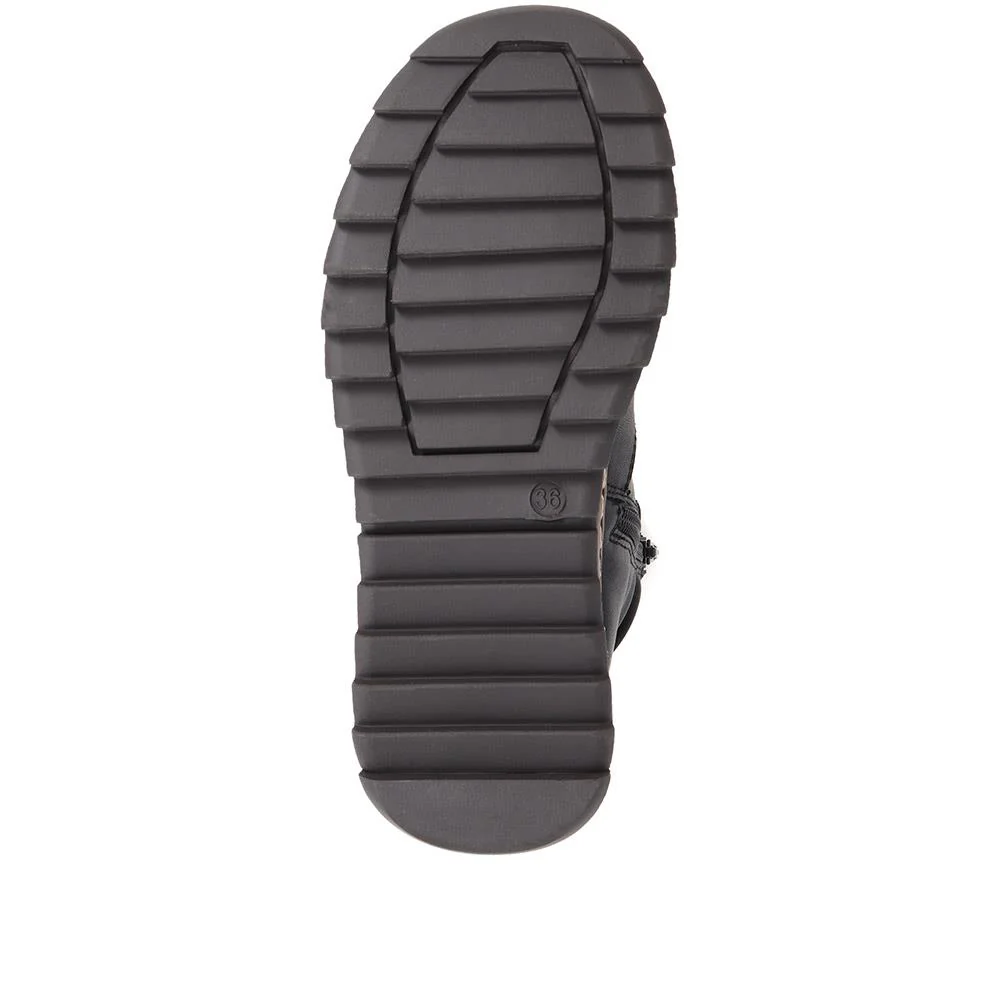 Casual Ankle Boots - PINYI38001 / 324 232 - Black - Image 4