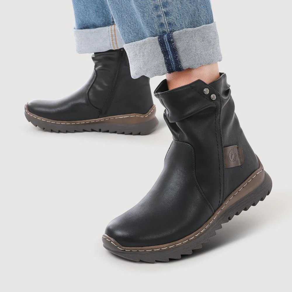 Casual Ankle Boots - PINYI38001 / 324 232 - Black - Image 5