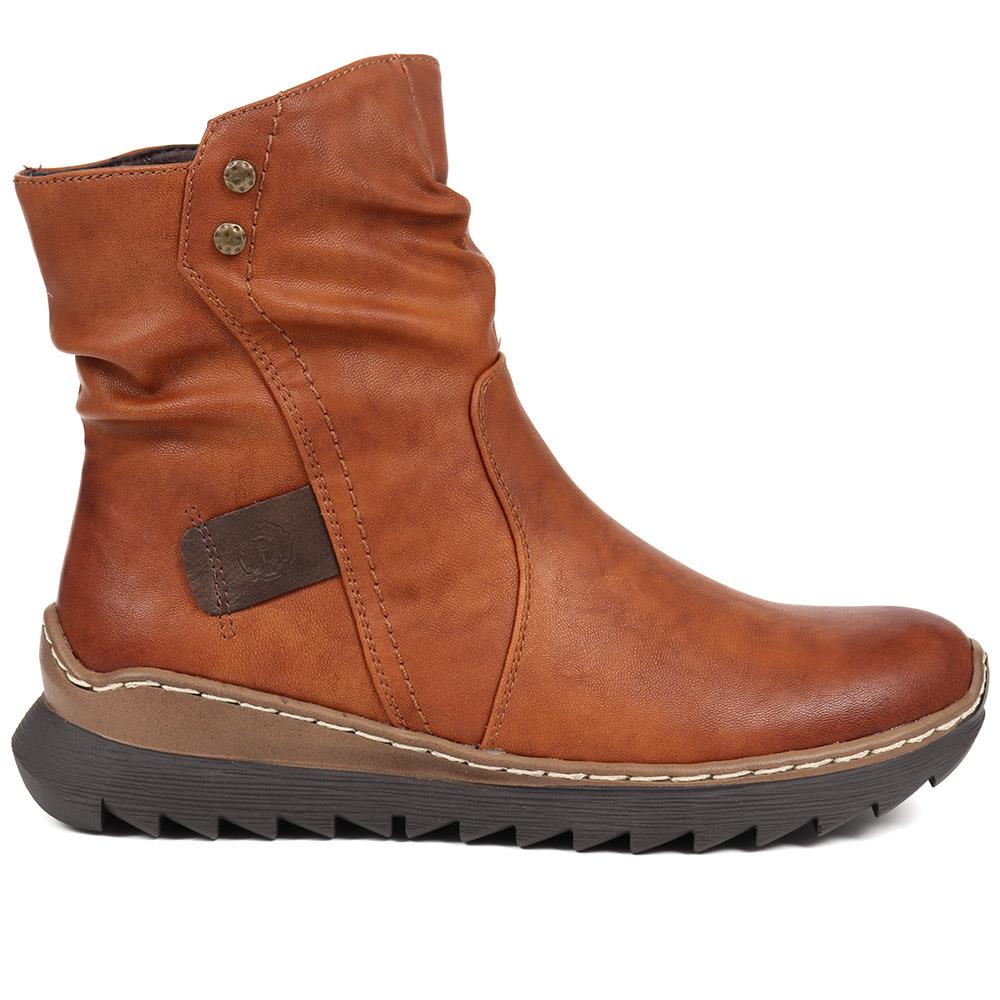 Casual Ankle Boots - PINYI38001 / 324 232 - Tan - Image 2