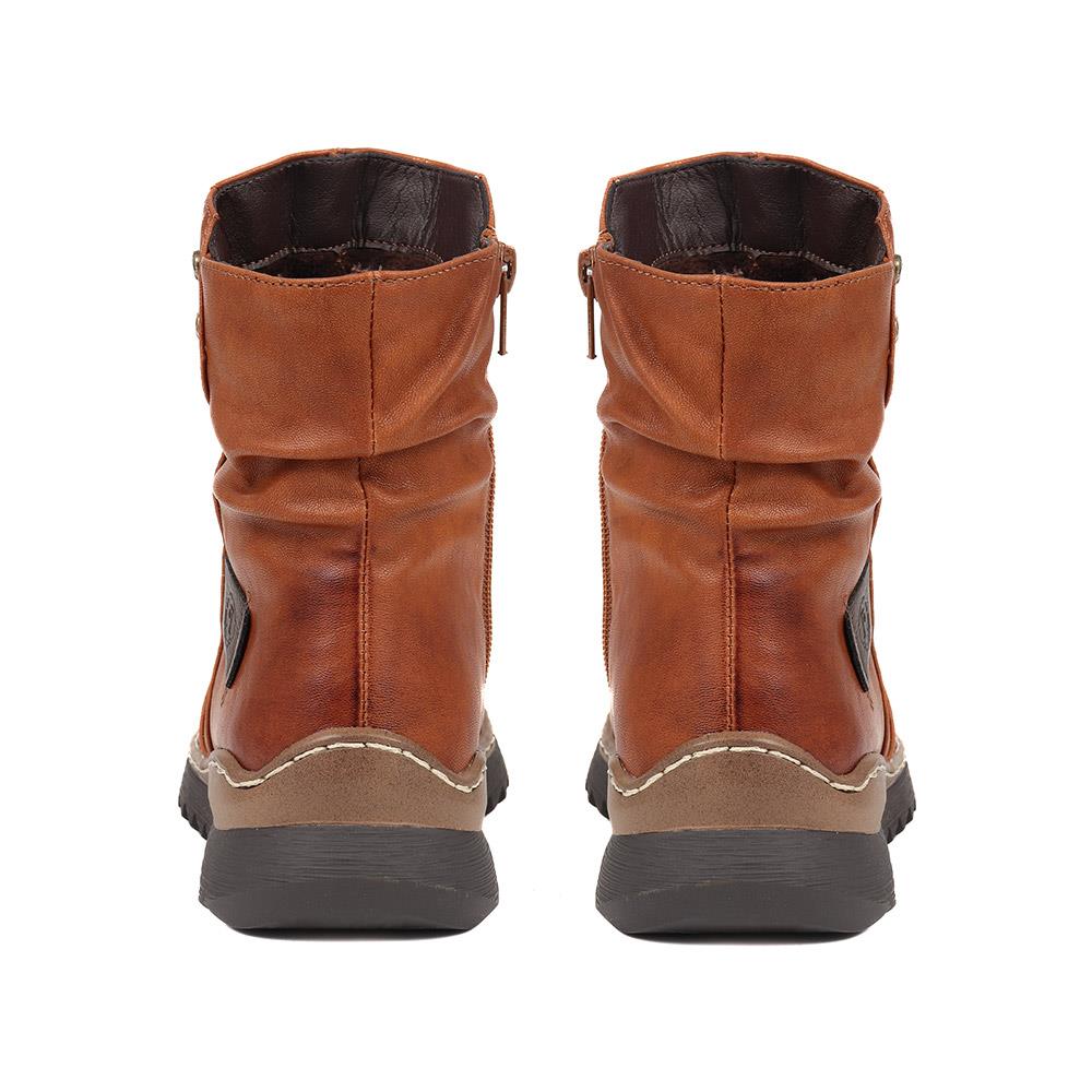 Casual Ankle Boots - PINYI38001 / 324 232 - Tan - Image 3