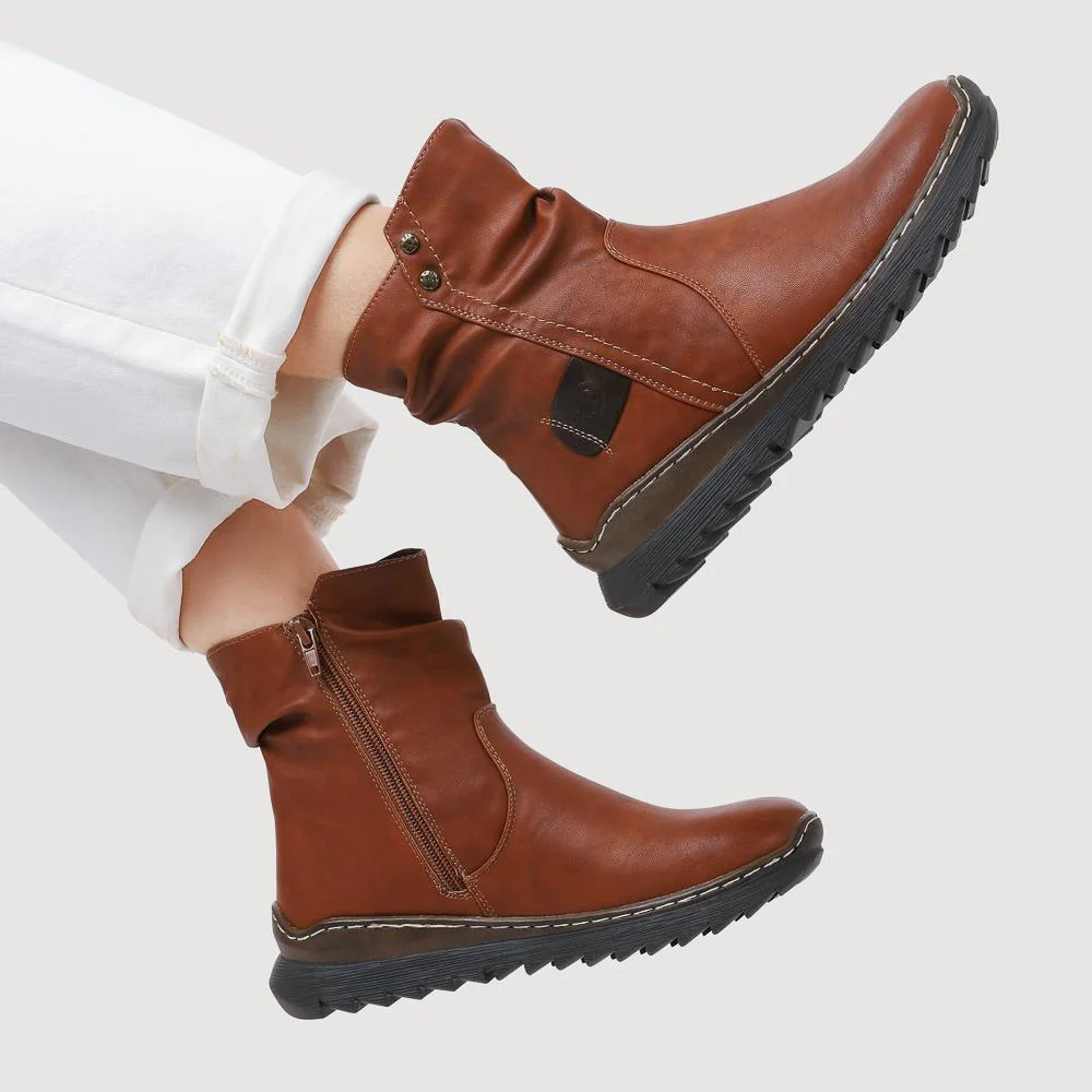 Casual Ankle Boots - PINYI38001 / 324 232 - Tan - Image 5