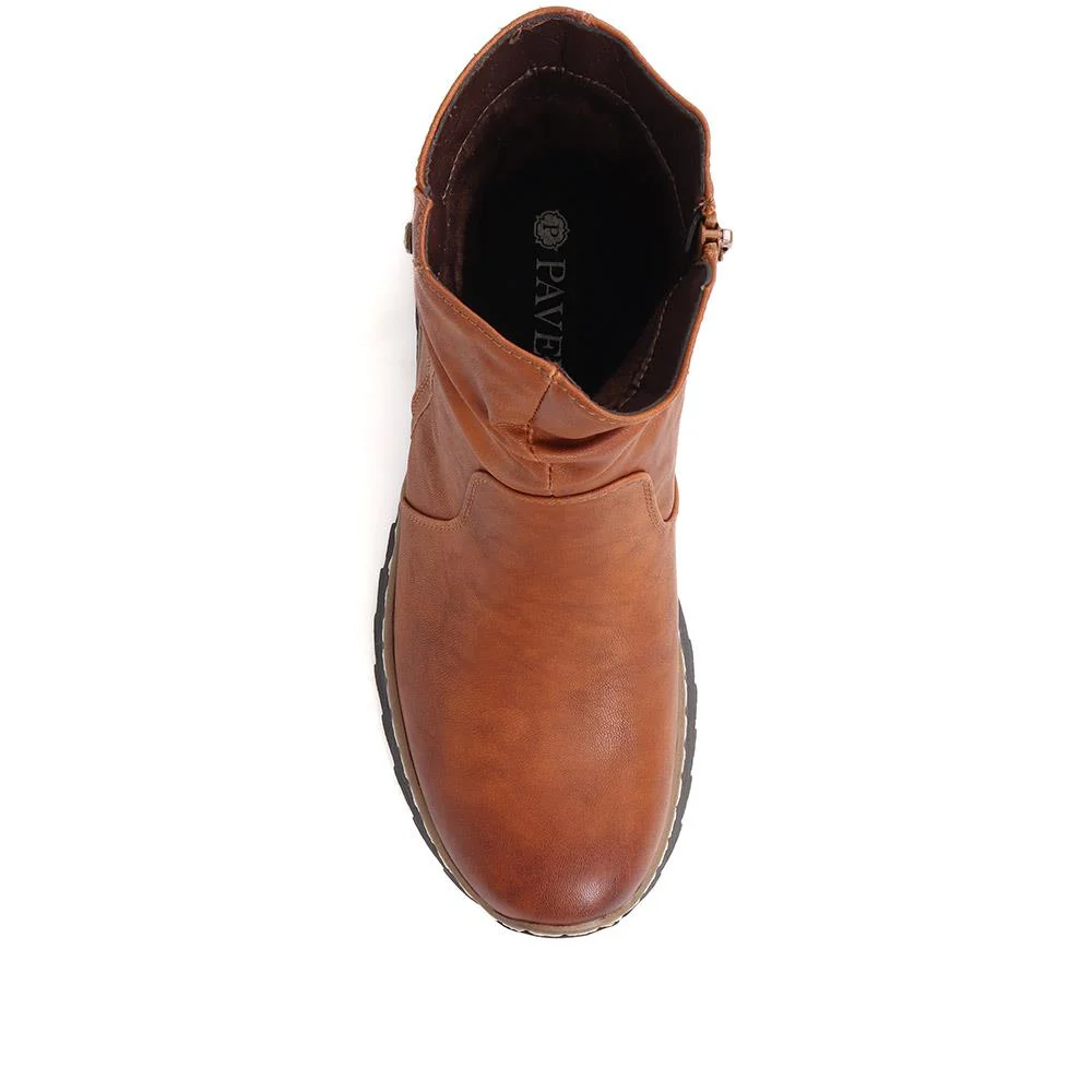 Casual Ankle Boots - PINYI38001 / 324 232 - Tan - Image 6