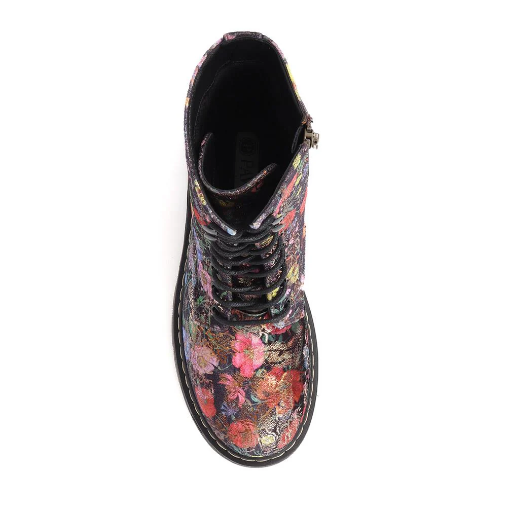 Casual Ankle Boots - WBINS38035 / 324 118 - Black Multi - Image 4