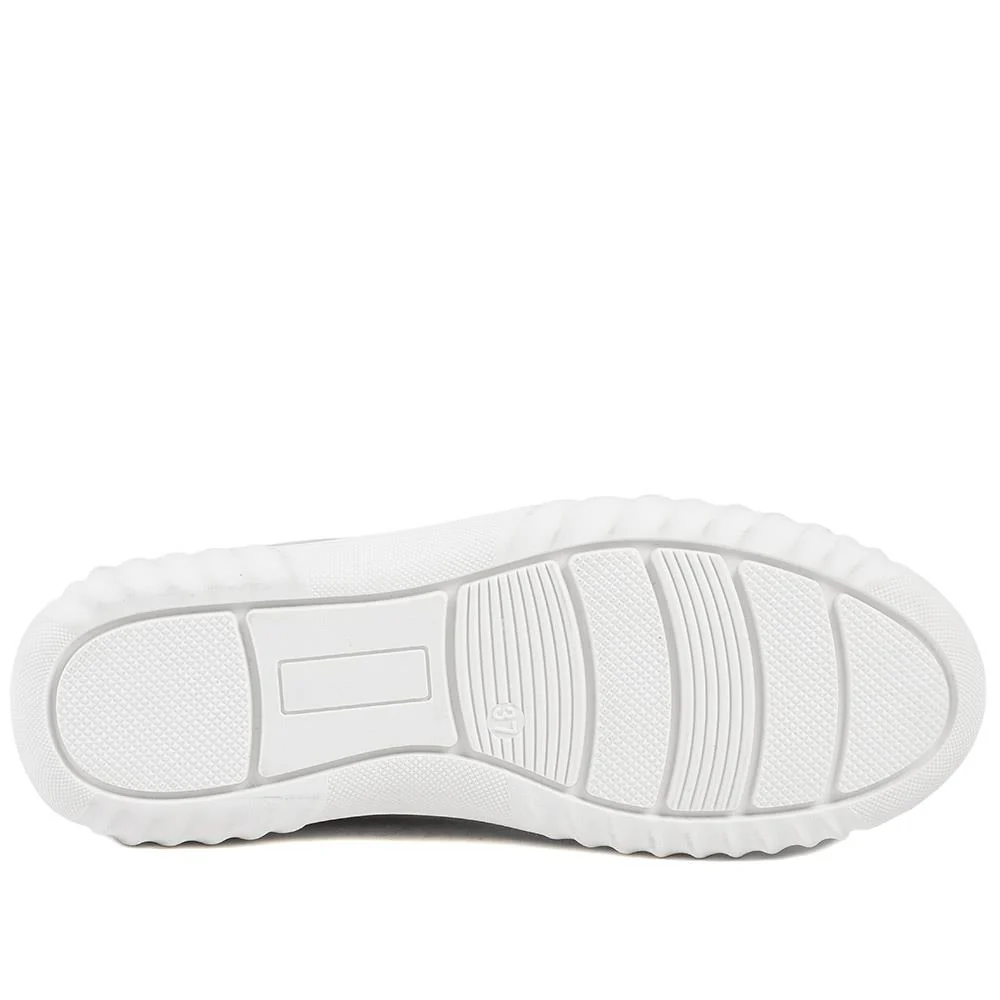 Casual Breathable Zip Trainers - WBINS43091 / 329 174 - Beige - Image 6