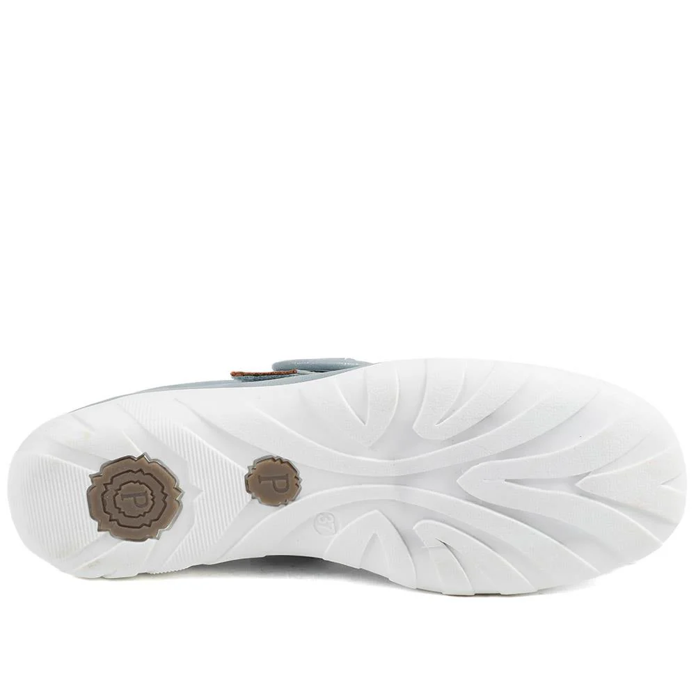 Casual Buckle Fasten Mary Janes - WBINS43015 / 328 824 - Light Blue - Image 6