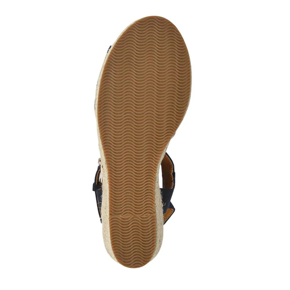 Casual Buckled Espadrilles - WBINS41058 / 327 258 - Navy - Image 5