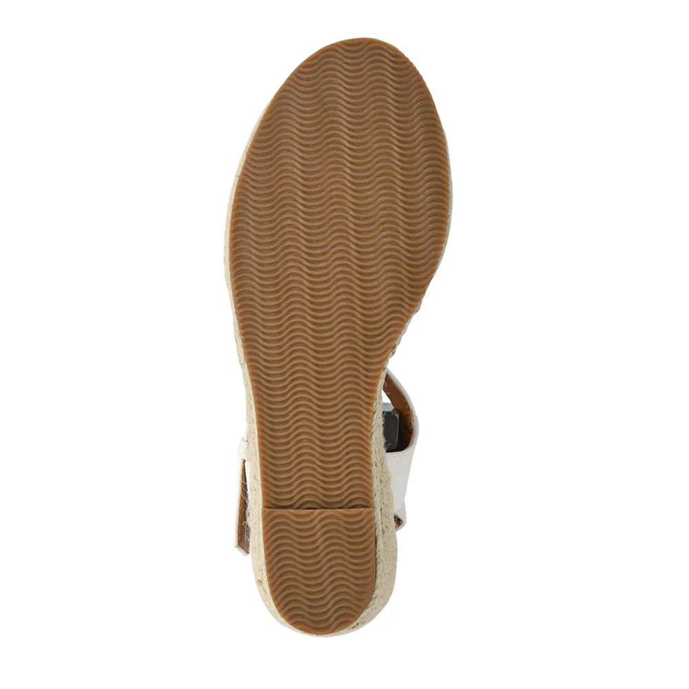Casual Buckled Espadrilles - WBINS41058 / 327 258 - White - Image 6