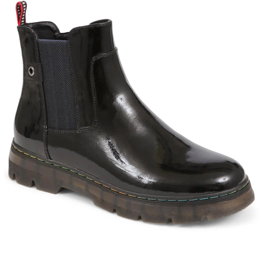 Casual Chelsea Boots - WOIL38009 / 324 131 - Black Patent