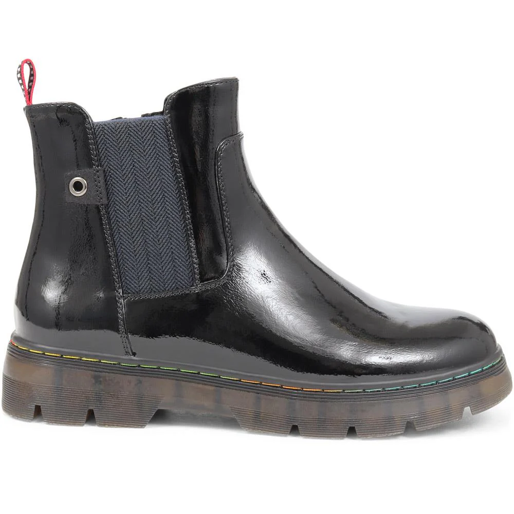 Casual Chelsea Boots - WOIL38009 / 324 131 - Black Patent - Image 2