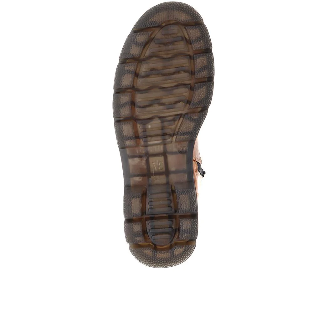 Casual Chelsea Boots - WOIL38009 / 324 131 - Mustard Patent - Image 4
