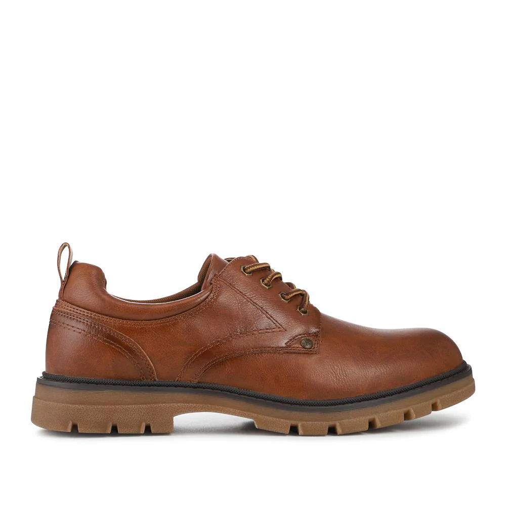 Casual Chunky Lace Up Shoes - WOIL42028 / 327 966 - Tan - Image 2