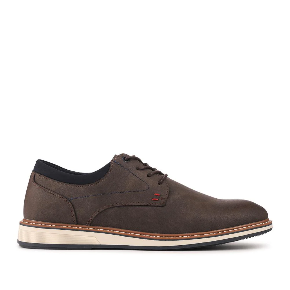 Casual Cushioned Lace Up Shoes - WOIL42033 / 327 992 - Brown - Image 3