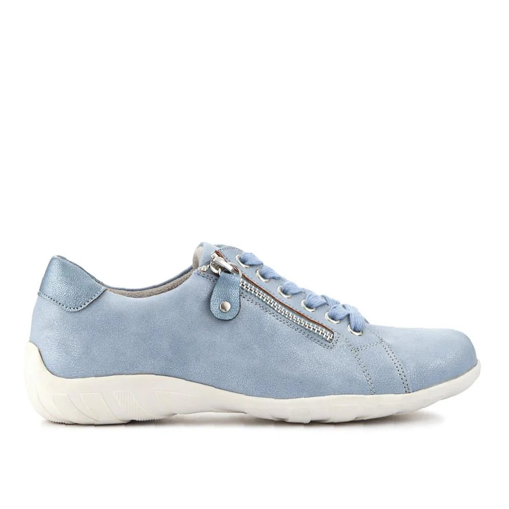 Casual Dual-Fasten Trainers - WBINS41037 / 327 016 - Blue - Image 2