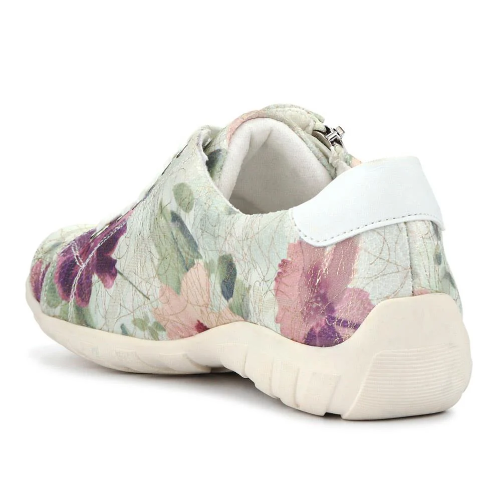 Casual Dual-Fasten Trainers - WBINS41037 / 327 016 - Floral - Image 3