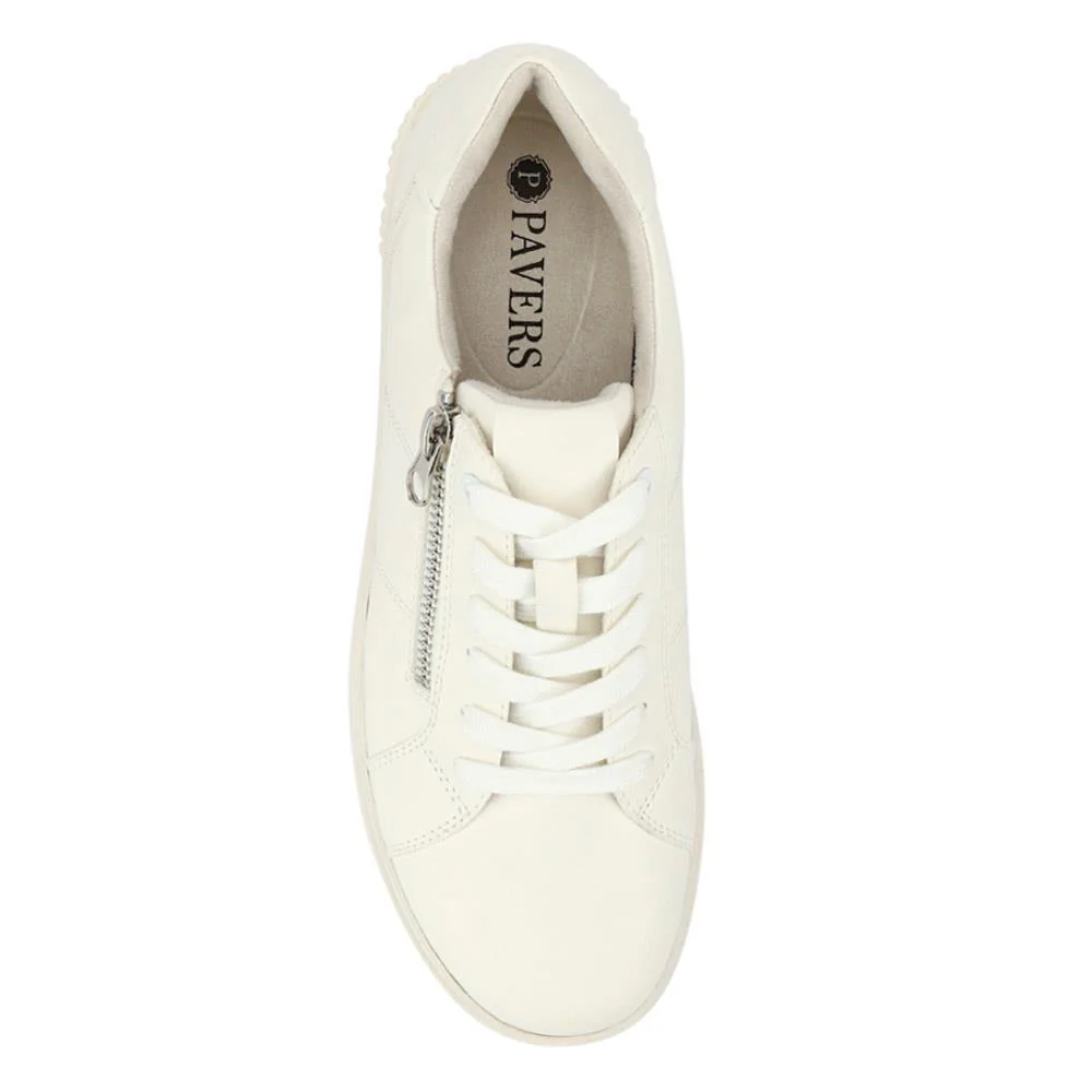 Casual Dual-Fasten Trainers - WOIL41058 / 327 408 - White - Image 4