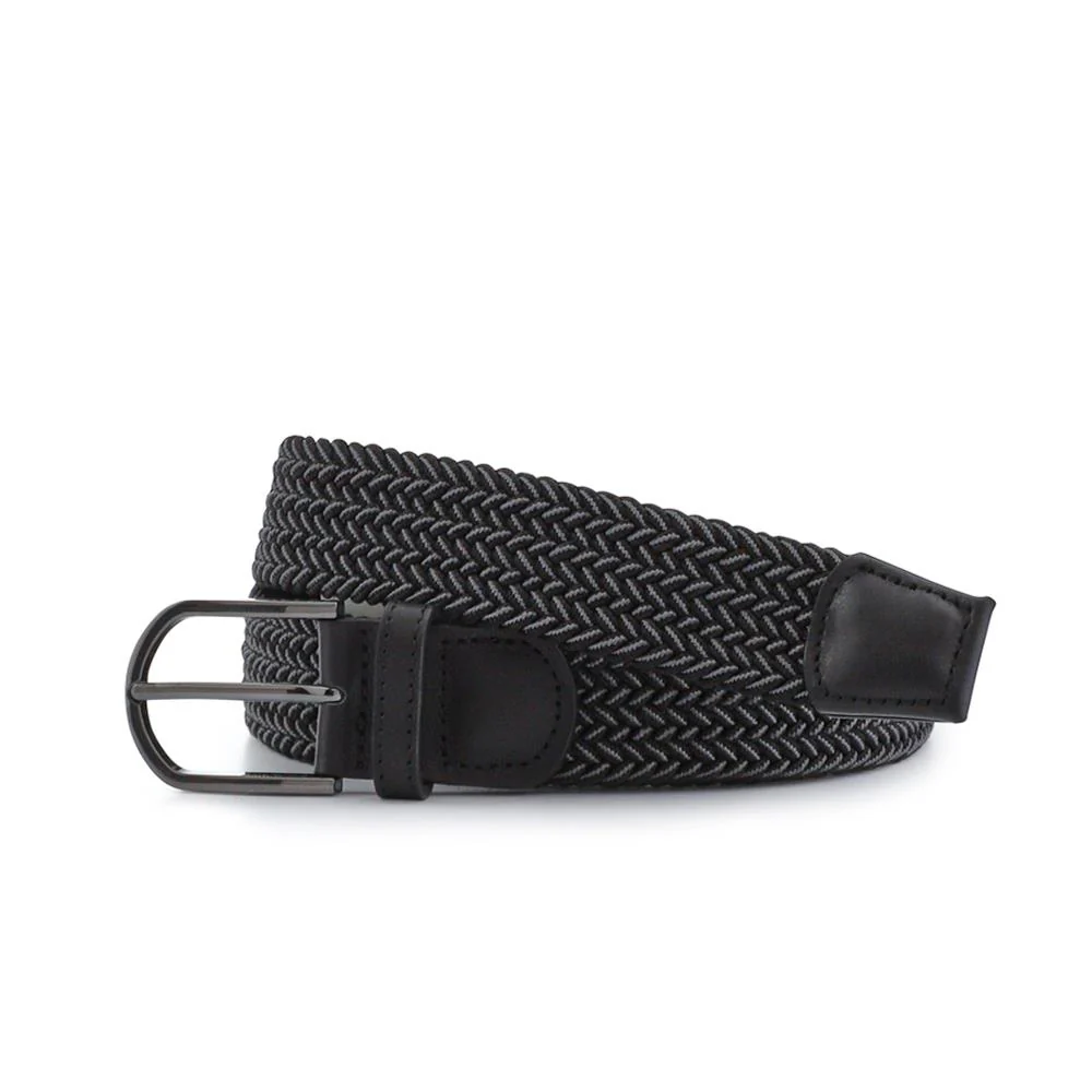 Casual Fabric Belt - COAS41015 / 327 643 - Black-Grey - Image 2