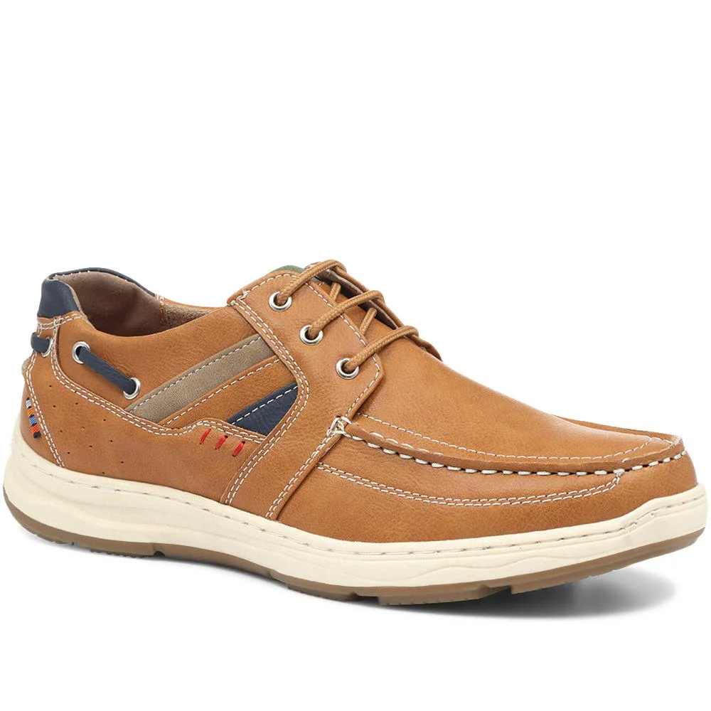 Casual Lace-Up Boat Shoe - CHANG31003 / 317 573 - Image 2