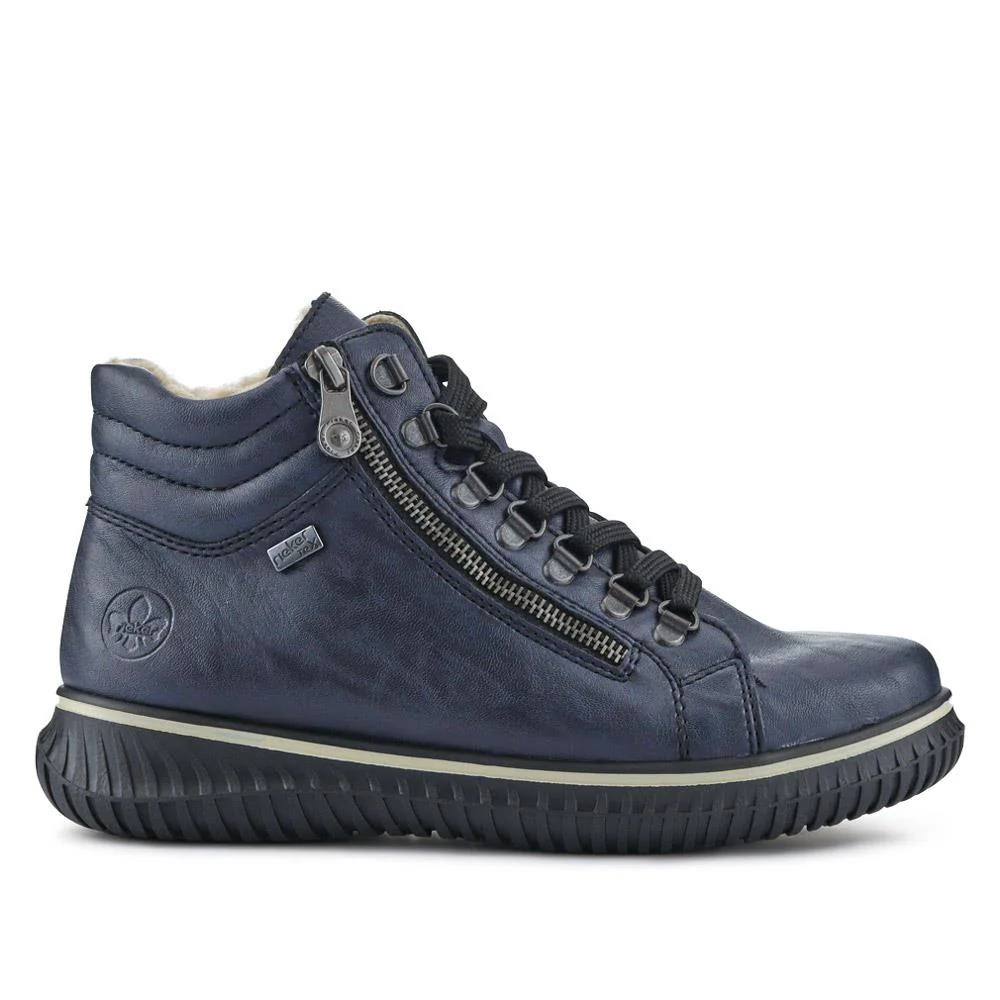 Casual Lace-Up Boots - RKR40522 / 326 099 - Navy - Image 2