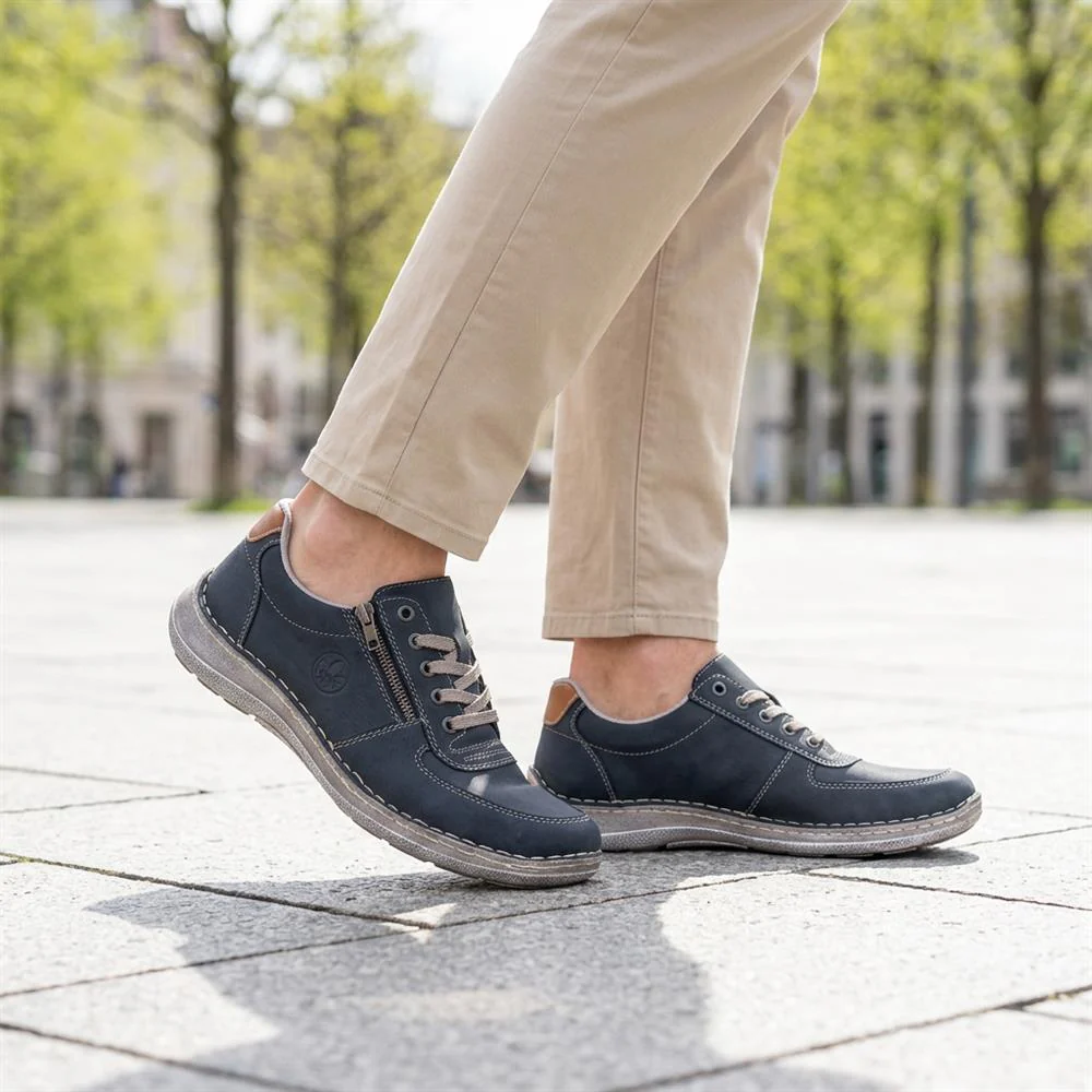 Casual Lace-Up Shoe - RKR29504 / 313 978 - Navy - Image 2