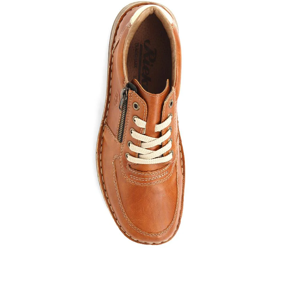 Casual Lace-Up Shoe - RKR29504 / 313 978 - Tan - Image 5