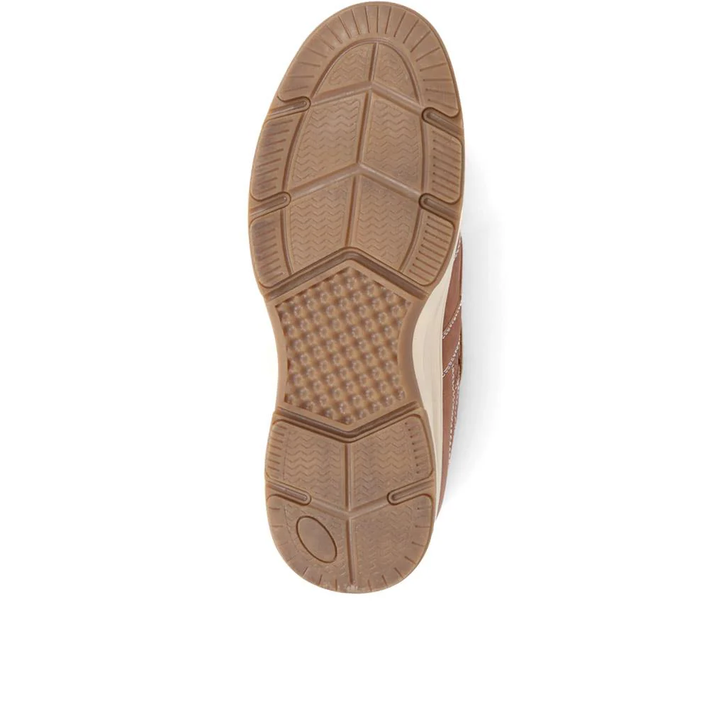 Wide Fit Casual Lace Up Shoes - CHANG39005 / 324 984 - Tan - Image 4