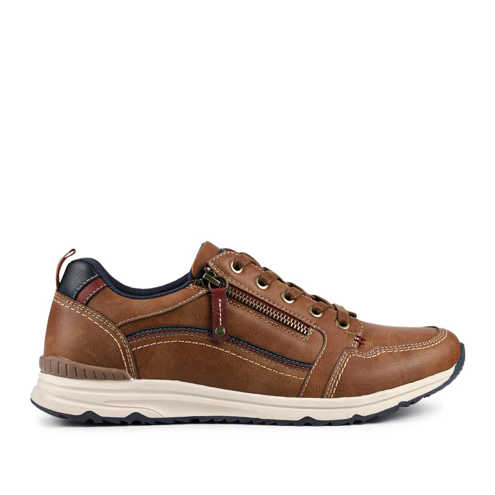 Casual Lace-Up Shoes - WOIL42021 / 328 045 - Tan - Image 2
