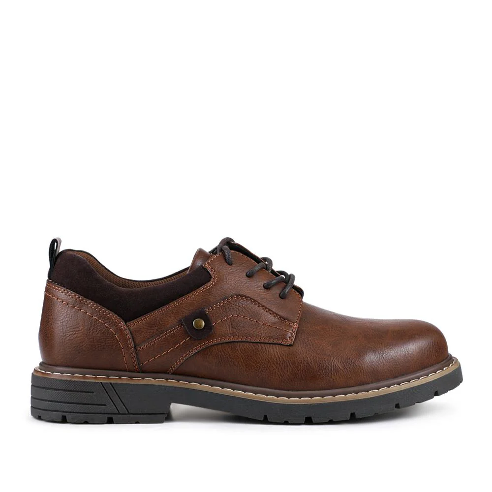 Casual Lace-Up Shoes - WOIL42023 / 328 047 - Tan - Image 2